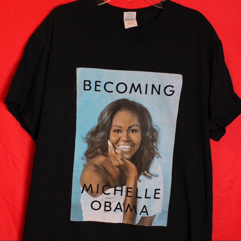 “Becoming Michele Obama” printed shirt